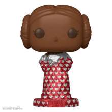 Funko FK76214 - Star Wars Valentines POP! Vinyl Figur Leia (Val Choc) 9 cm