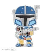 Funko FKSTPP0097 - Star Wars Loungefly POP! Pin Ansteck-Pin Heavy Armor Mando 10 cm