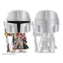 Funko FKSTPP0103 - Star Wars Loungefly POP! Pin Ansteck-Pin Mando 10 cm