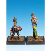 Freebooter Miniatures DEB 019 - Madame Potin & Mathis Senilo