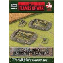 Gale Force Nine GFNBB118 - Entrenchments - Gun Pit Markers