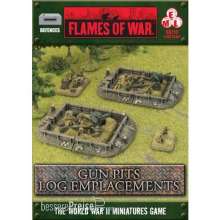 Gale Force Nine GFNBB119 - Log Emplacements - Gun Pit Markers