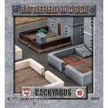 Gale Force Nine Modelling GFNBB249 - European: Backyards (x4)