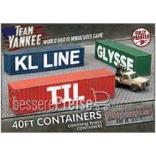 Gale Force Nine Modelling GFNBB251 - Modern: 40ft Shipping Containers (x3)