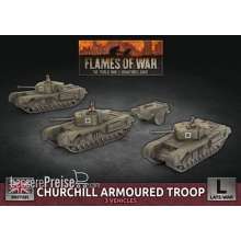 Battlefront Miniatures GFNBBX56 - Churchill Armoured Squadron (x3 Plastic)