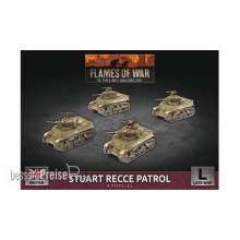 Battlefront Miniatures GFNBBX58 - Stuart Recce Armoured Troop (x4 Plastic)