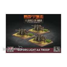 Battlefront Miniatures GFNBBX65 - Bofors Light AA Troop (x3 Plastic)