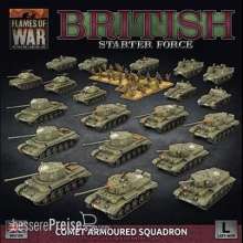 Battlefront Miniatures GFNBRAB14 - British Comet Armoured Squadron (Plastic)