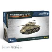 Gale Force Nine Boardgame GFNCSU05 - Clash of Steel M4A3E2 Jumbo Tank Platoon (x3 Plastic)