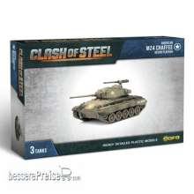 Gale Force Nine Boardgame GFNCSU06 - Clash of Steel M24 Chaffee Recon Platoon (x3 Plastic)