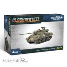 Gale Force Nine Boardgame GFNCSU07 - Clash of Steel M36 Jackson Tank Destroyers (x4 Plastic)