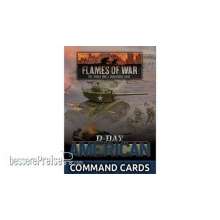 Battlefront Miniatures GFNFW262C - D-Day: American Command Cards (x50 cards)