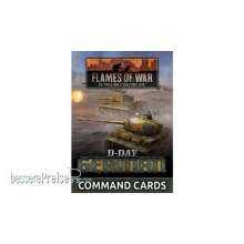 Battlefront Miniatures GFNFW263C - D-Day German Command Cards (x50 cards)