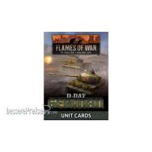 Battlefront Miniatures GFNFW263U - D-Day German Unit Cards (x48 cards)