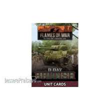 Battlefront Miniatures GFNFW264U - D-Day British Unit Card Pack (66 cards)