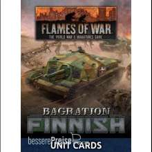 Battlefront Miniatures GFNFW269FU - Finnish Unit Card Pack (30x Cards)