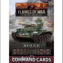 Battlefront Miniatures GFNFW272C - Bulge: British Command Cards (58x Cards)