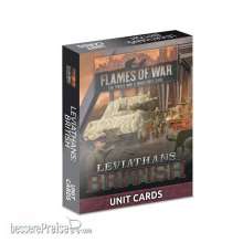 Battlefront Miniatures GFNFW276BU - FoW Late War Leviathans: British Unit Cards (34x Cards) - Limited Edition