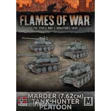 Battlefront Miniatures GFNGBX110 - Marder (7.62 cm) Tank Hunter Platoon (Mid War x4 Tanks)