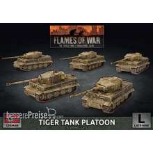 Battlefront Miniatures GFNGBX140 - Tiger Heavy Tank Platoon (x5 Plastic)