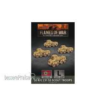 Battlefront Miniatures GFNGBX154 - Sd Kfz 231 SS Scout Troop (x4)