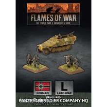 Battlefront Miniatures GFNGBX168 - Panzergrenadier Company HQ (Plastic)