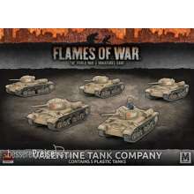 Battlefront Miniatures GFNSBX41 - Valentine Tank Company (Mid War x5 Tanks Plastic)