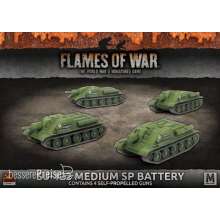 Battlefront Miniatures GFNSBX60 - SU-122 Medium SP Battery (Mid War x4 Tanks)