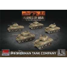 Battlefront Miniatures GFNSBX84 - M4 Sherman Tank Company (x5 Plastic)