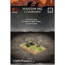 Battlefront Miniatures GFNSU770 - Maksim MG Company (Mid War x18 Figures Plastic)