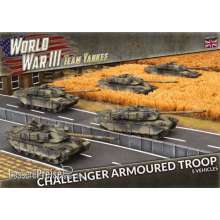 Battlefront Miniatures GFNTBBX11 - WW3 Challenger Armoured Troop (x5 Plastic)