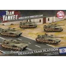 Battlefront Miniatures GFNTIBX01 - WW3 Merkava Tank Platoon (x5 Plastic)