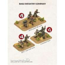 Battlefront Miniatures GFNTIR703 - WW3 Basij Infantry Company (x47 figs)