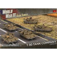 Battlefront Miniatures GFNTSBX21 - WW3 T-80 Tank Company (x5 Plastic)