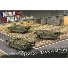 Battlefront Miniatures GFNTSWBX01 - WW3 Strv 103 S-tank Platoon (x3 Plastic)