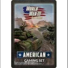 Battlefront Miniatures GFNTTK18 - WW3 American Tin (x20 Tokens, x2 Objectives, x16 Dice)