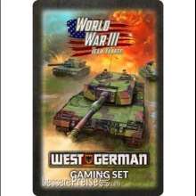 Battlefront Miniatures GFNTTK20 - WW3 West German Tin (x20 Tokens, x2 Objectives, x16 Dice)