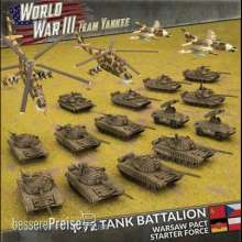 Battlefront Miniatures GFNTWPAB01 - WW3 Warsaw Pact Starter Force T72M Tank Battalion