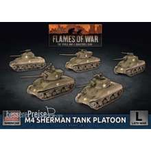 Battlefront Miniatures GFNUBX69 - M4 Sherman Tank Platoon (x5 Plastic)