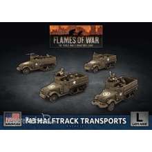 Battlefront Miniatures GFNUBX76 - M3 Halftrack Transport Platoon (x4 Plastic)