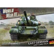 Battlefront Miniatures GFNWW306E - WW3 World War III: East German Unit Cards (34 Cards)