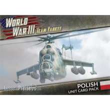 Battlefront Miniatures GFNWW306P - WW3 World War III: Polish Unit Cards (31 Cards)