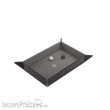 Gamegenic GGS60052 - Magnetic Dice Tray Rectangular Black&Gray