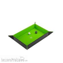 Gamegenic GGS60054 - Magnetic Dice Tray Rectangular Black&Green