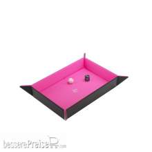 Gamegenic GGS60055 - Magnetic Dice Tray Rectangular Black&Pink