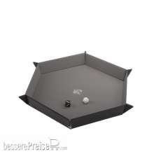 Gamegenic GGS60058 - Magnetic Dice Tray Hexagonal Black&Gray