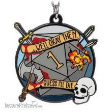 Glassstaff GSKC2GSSLDIE - Guess I´ll Die Keychain