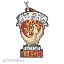 Glassstaff GSKC5CSTFIRBALL - I Cast Fireball Keychain