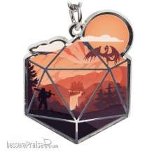 Glassstaff GSKC9HEROD20 - The d20 Hero Keychain