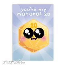 Glassstaff GSPS9MYNTRL - My Natural 20 Greeting Card